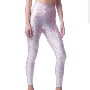 Emily Hsu Pink Mermaid Leggings